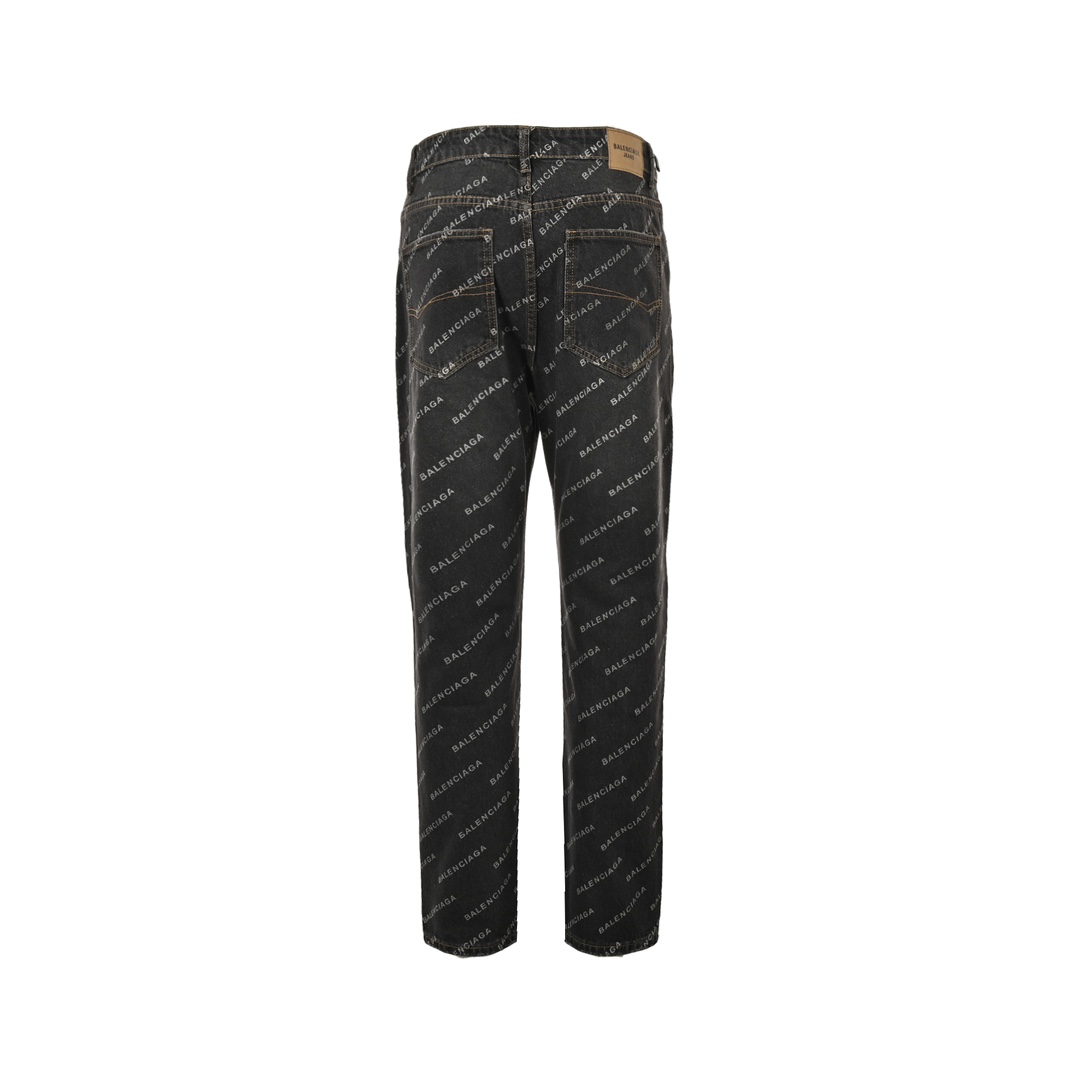 Balenciaga 24Fw Barrage Print Jeans