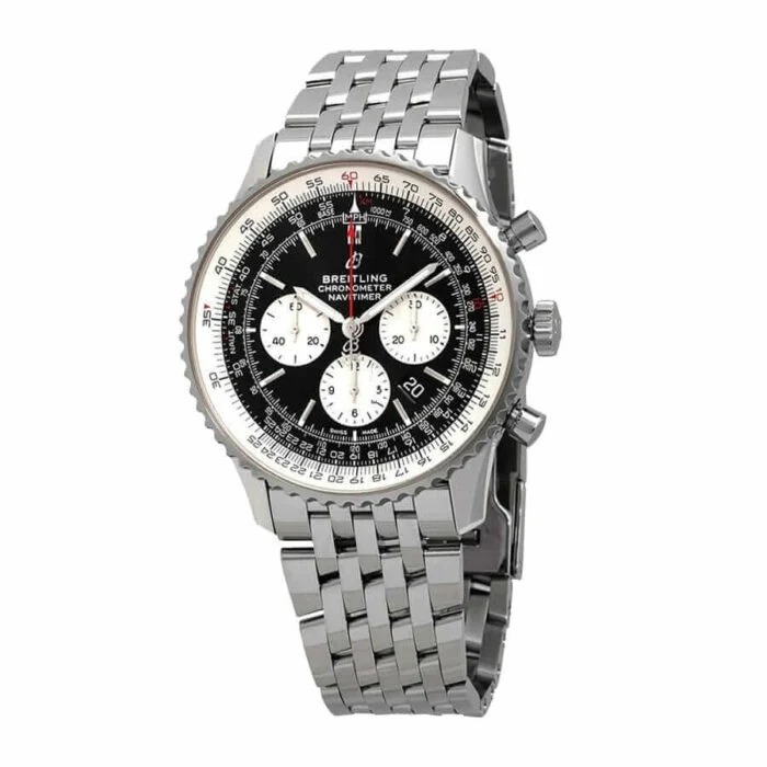 Breitling Navitimer B01 Chronograph AB0121211B1A1 “Black Dial” Premium Duplicate Edition