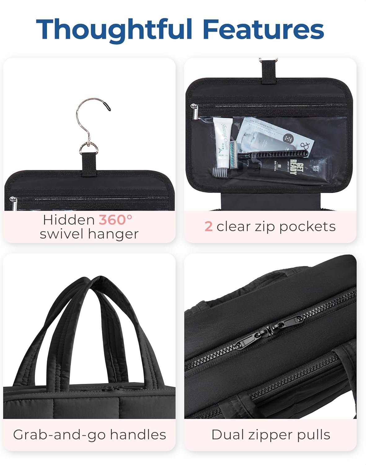 ✨NEW✨ - Hanging Waterproof Travel Toiletry Bag with Jewelry Organizer