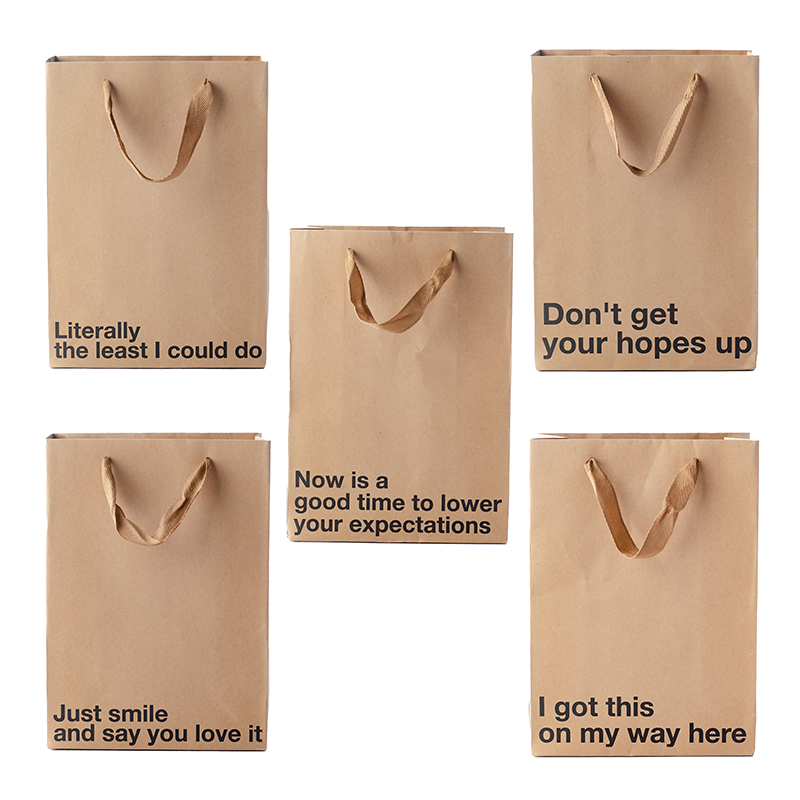5 Piece Funny Gift Bag Set