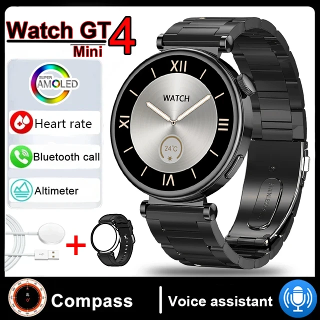 2024 New Huawei Ladies HD Bluetooth Call Smartwatch AMOLED Wireless Charging 1.3inch IP68 Waterproof Business Ladies Smartwatch