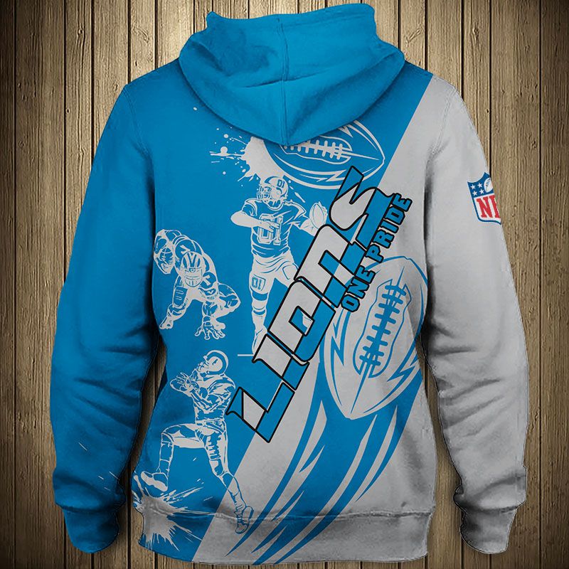 DETROIT LIONS 3D HOODIE  DDLL003