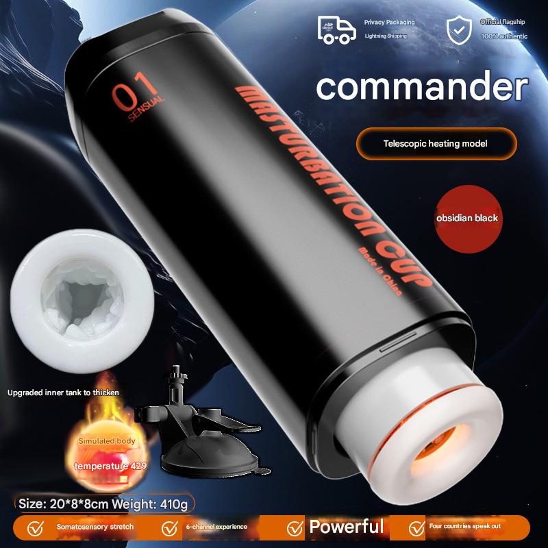 Masturbator Cup for Men Fully Automatic Retractable Heating Masturbator Cup Electric Masturbator Male Adult Products