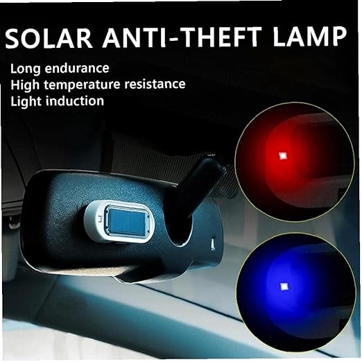 Car Solar Power Simulated Dummy Alarm