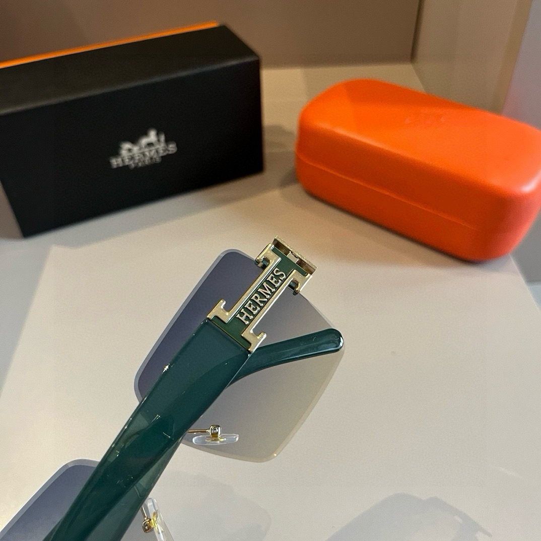 Hermes rimless sunglasses