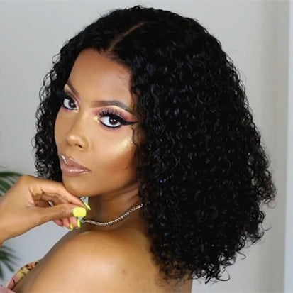 New most natural curly beginner wig