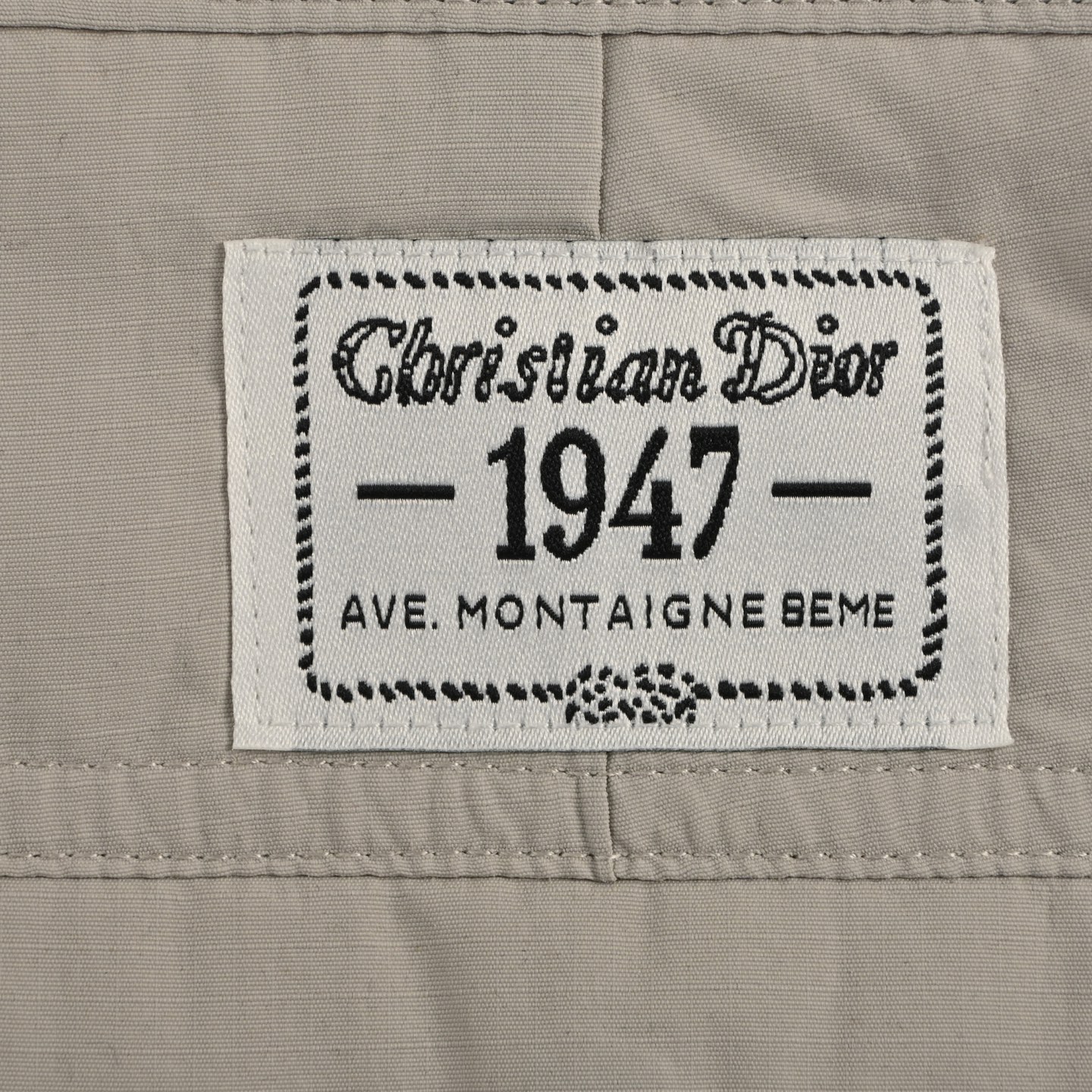 Dior 1947 check button shorts