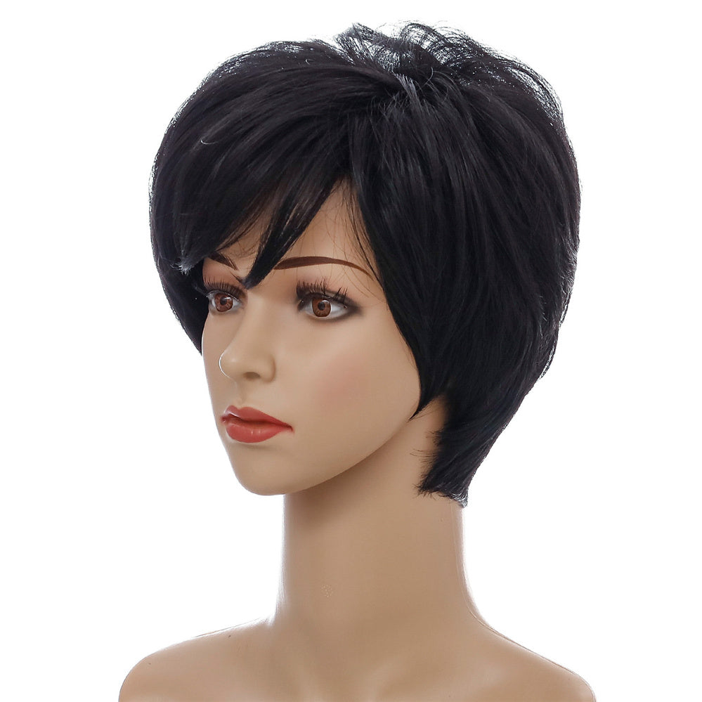 Luna Short Style Straight Cropped Wig for Black Women