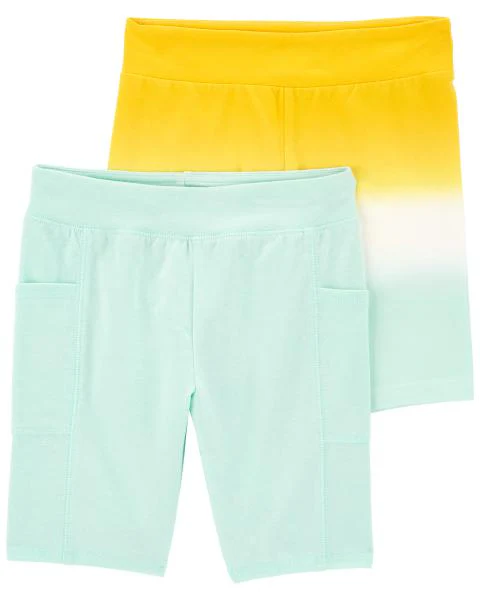 Carter's Kid Hello Happy Sun Graphic Tee with 2-Pack Bike Shorts