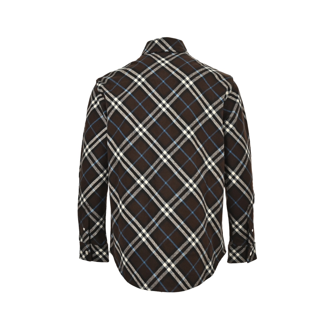 Burberry 24Fw Check Flannel Shirt Jacket