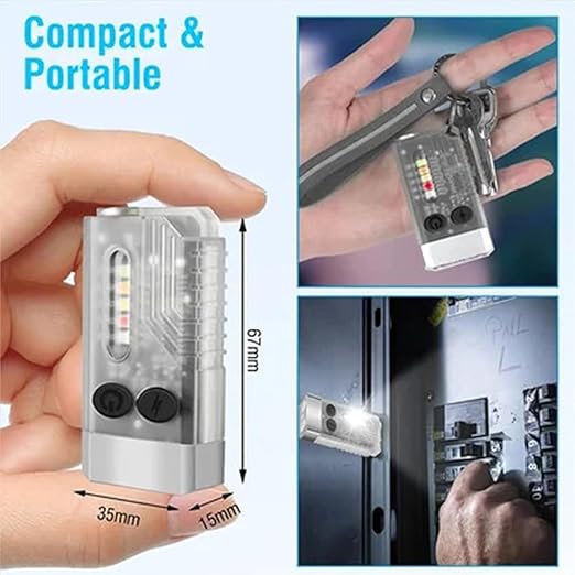 👍Last Day Promotion 50% OFF 💥 EDC Multi-Function Keychain Flashlight