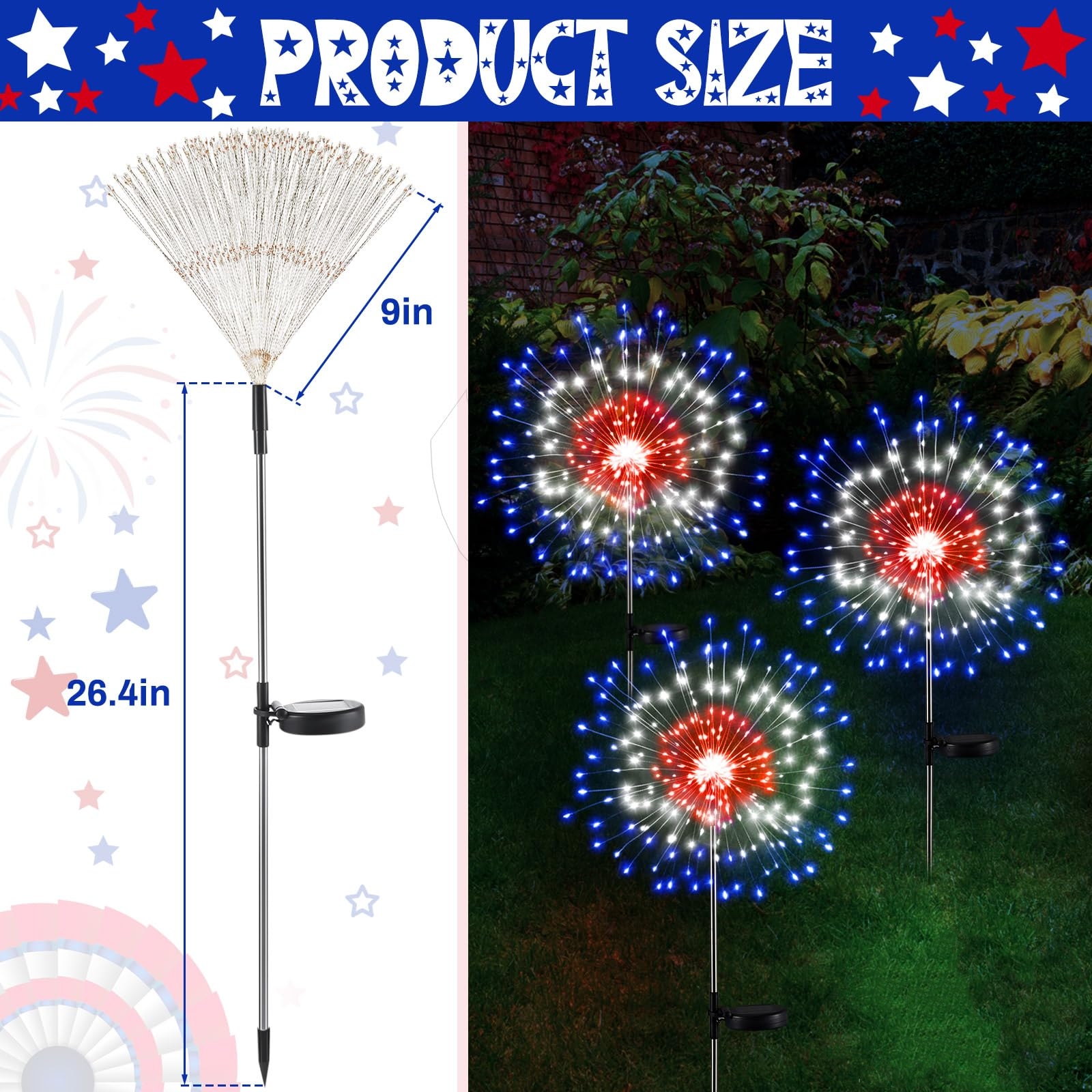 🔥Last Day 50% OFF🔥4th of July Solar Firework Lights