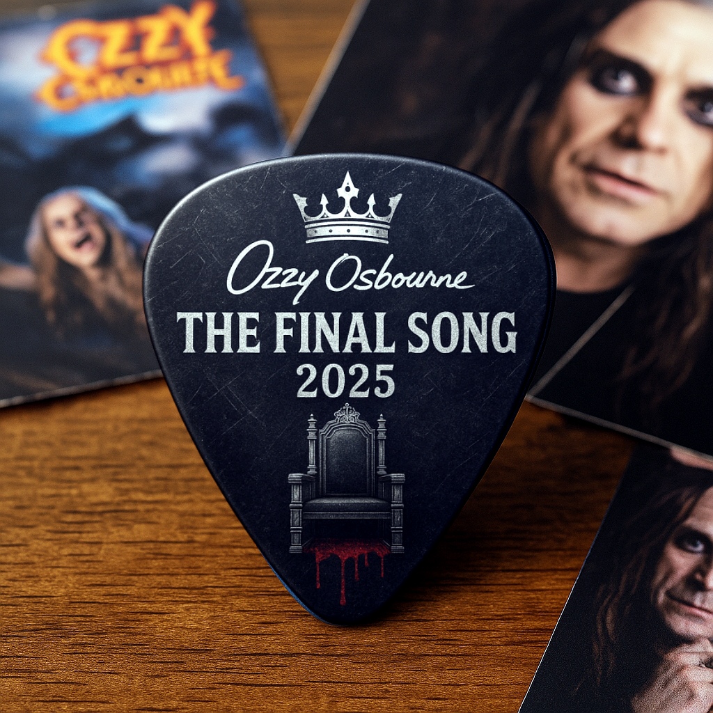 Ozzy Osbourne – “No More Tours” RIP Guitar Pick