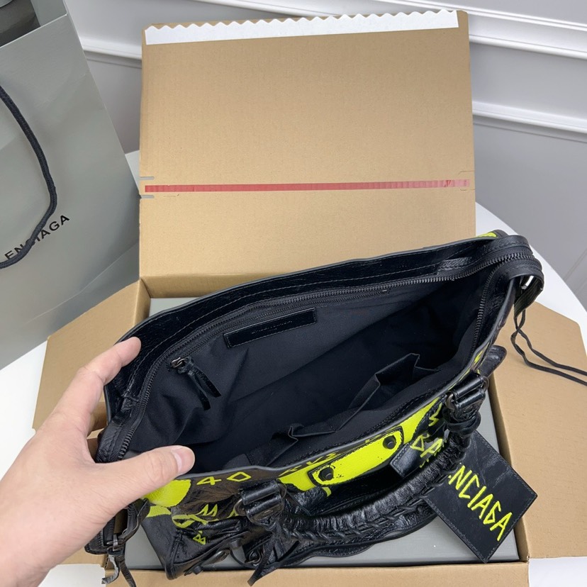 Balenciaga Mini City Graffiti Tote