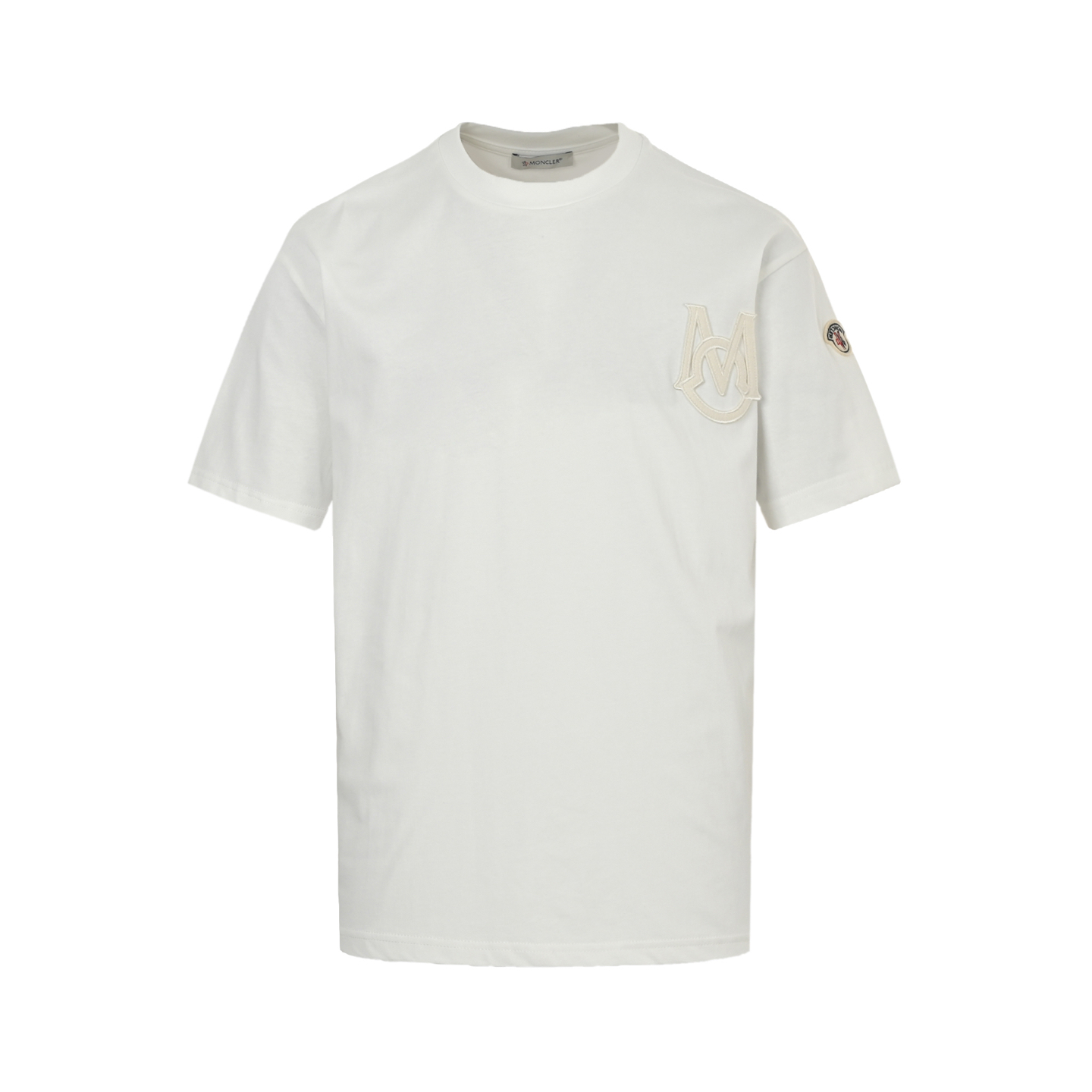 Moncler 25ss M letter cat ears embroidered short sleeves