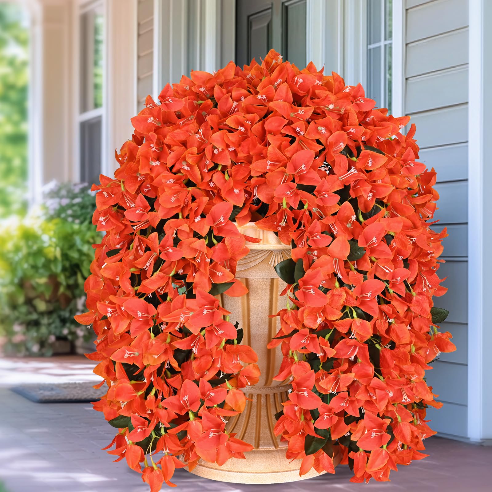 🔥ON SALE - 45% OFF🔥Realistic Faux Silk Bougainvillea Flowers, - UV resistant, Waterproof, Windproof