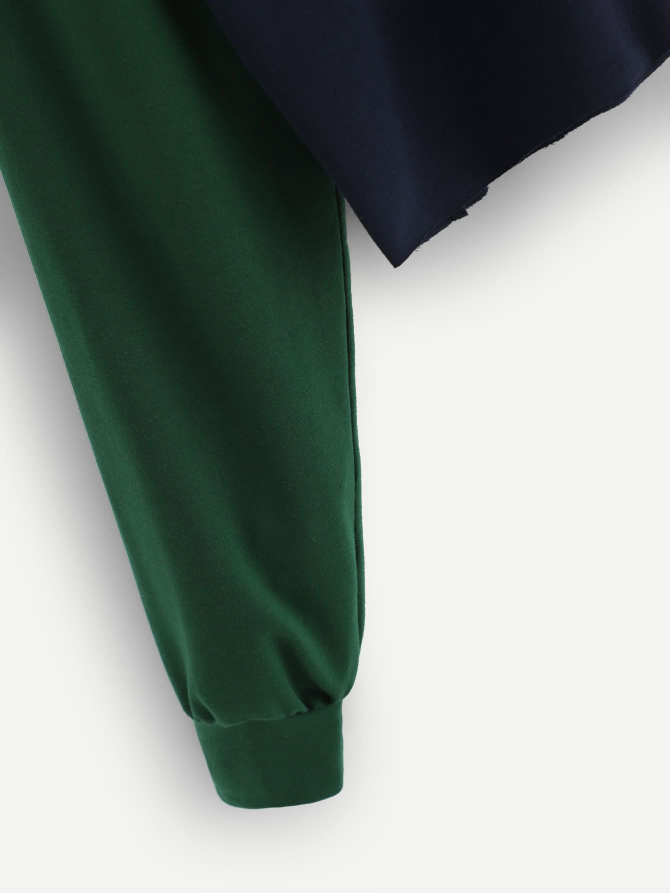 SHEIN Color Block Letter Print Sweatshirt