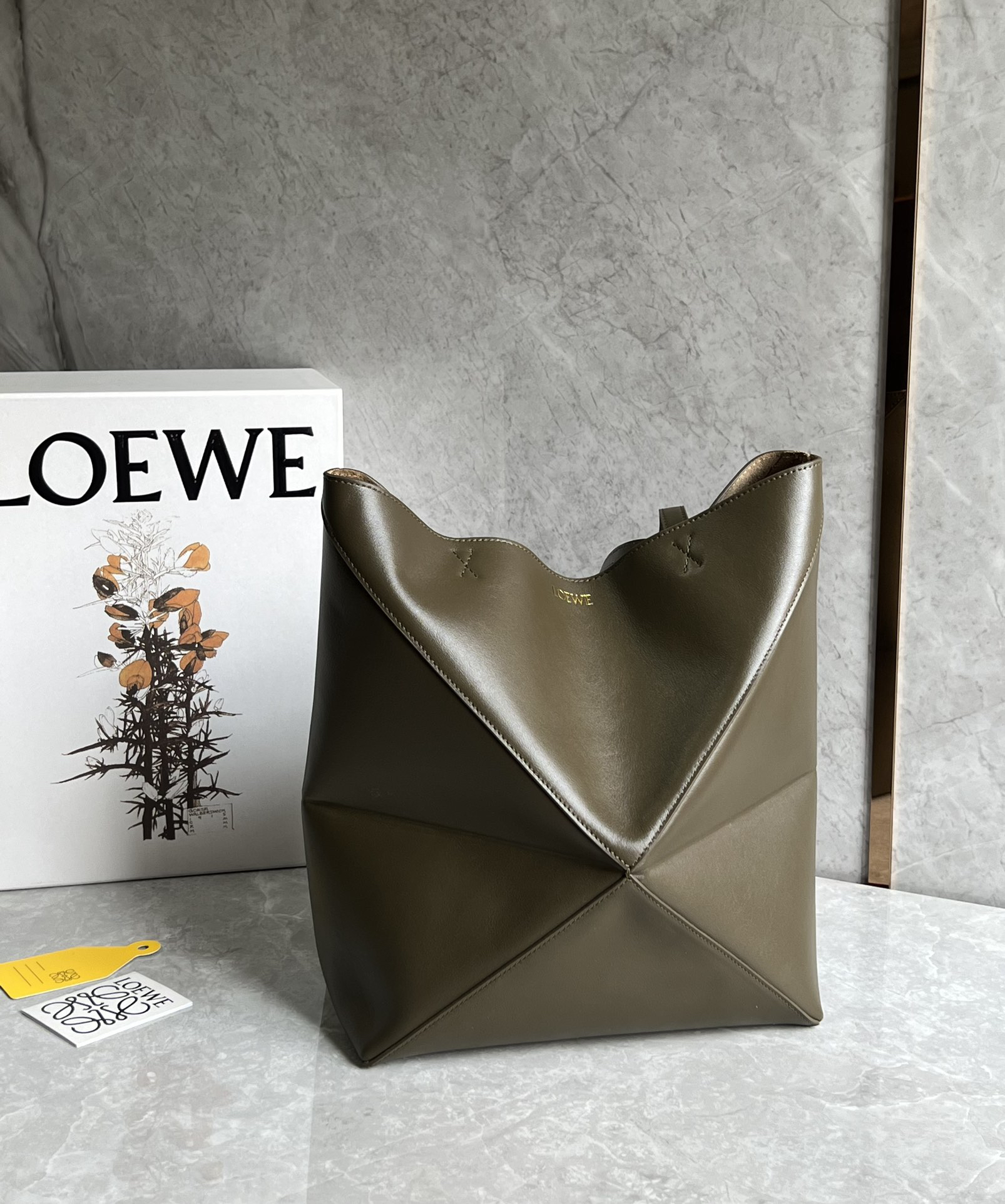 Loewe zzle fold series foldable tote bag 0693