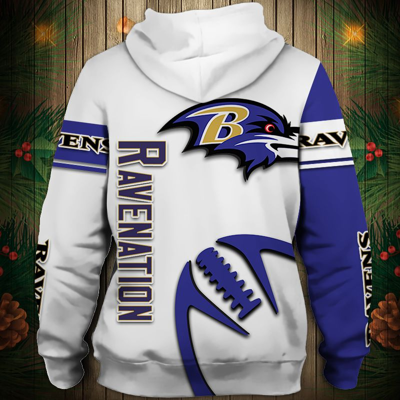 BALTIMORE RAVENS 3D HOODIE BBRR003
