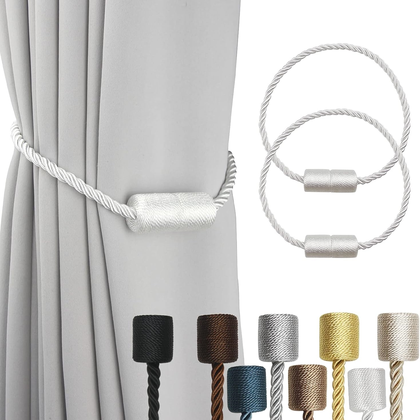 🔥On Sale🔥Strong Magnetic Curtain Tiebacks 2 Pack
