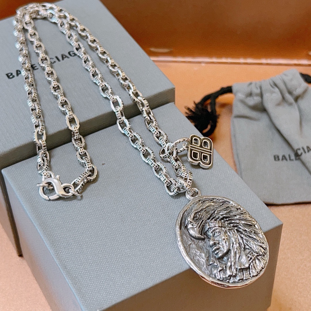 Balenciaga Indian Chain Necklace