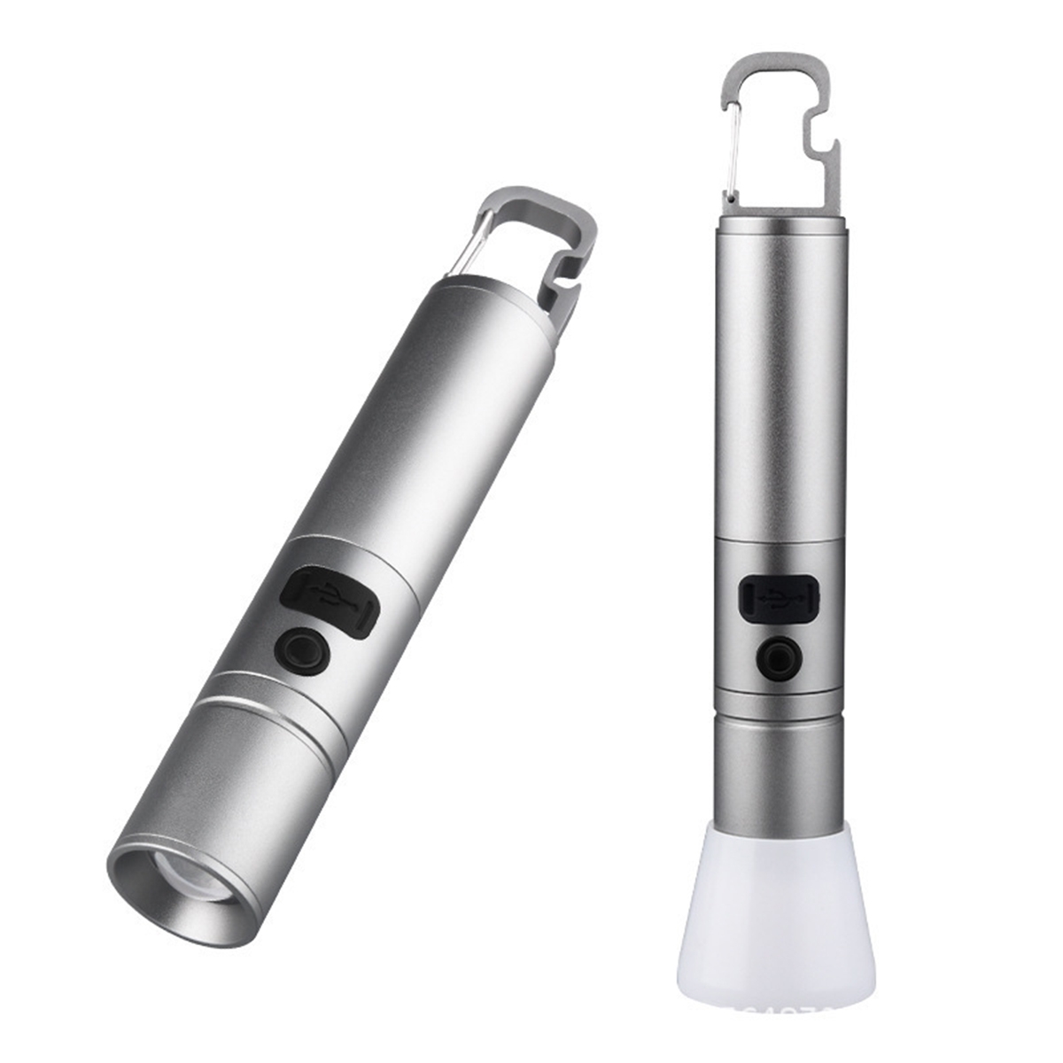 On Sale🔥New German 90000 Lumens Super Bright Rechargeable Zoomable Waterproof Flashlight With Lampshade