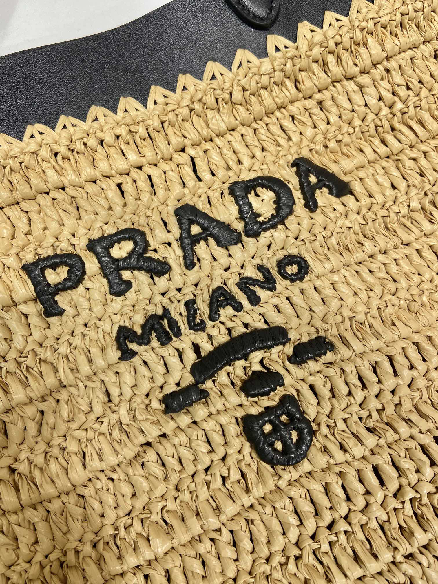 Prada Woven Tote Bag Large 1BG499