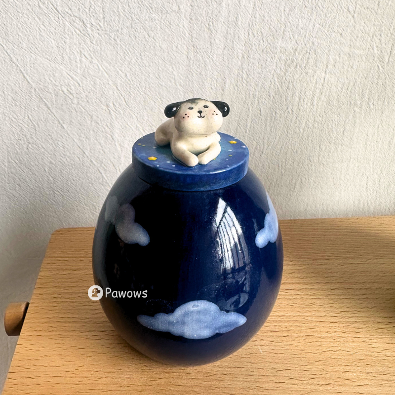 Custom Pet's Figure Ceramic Urn-Aesthetic