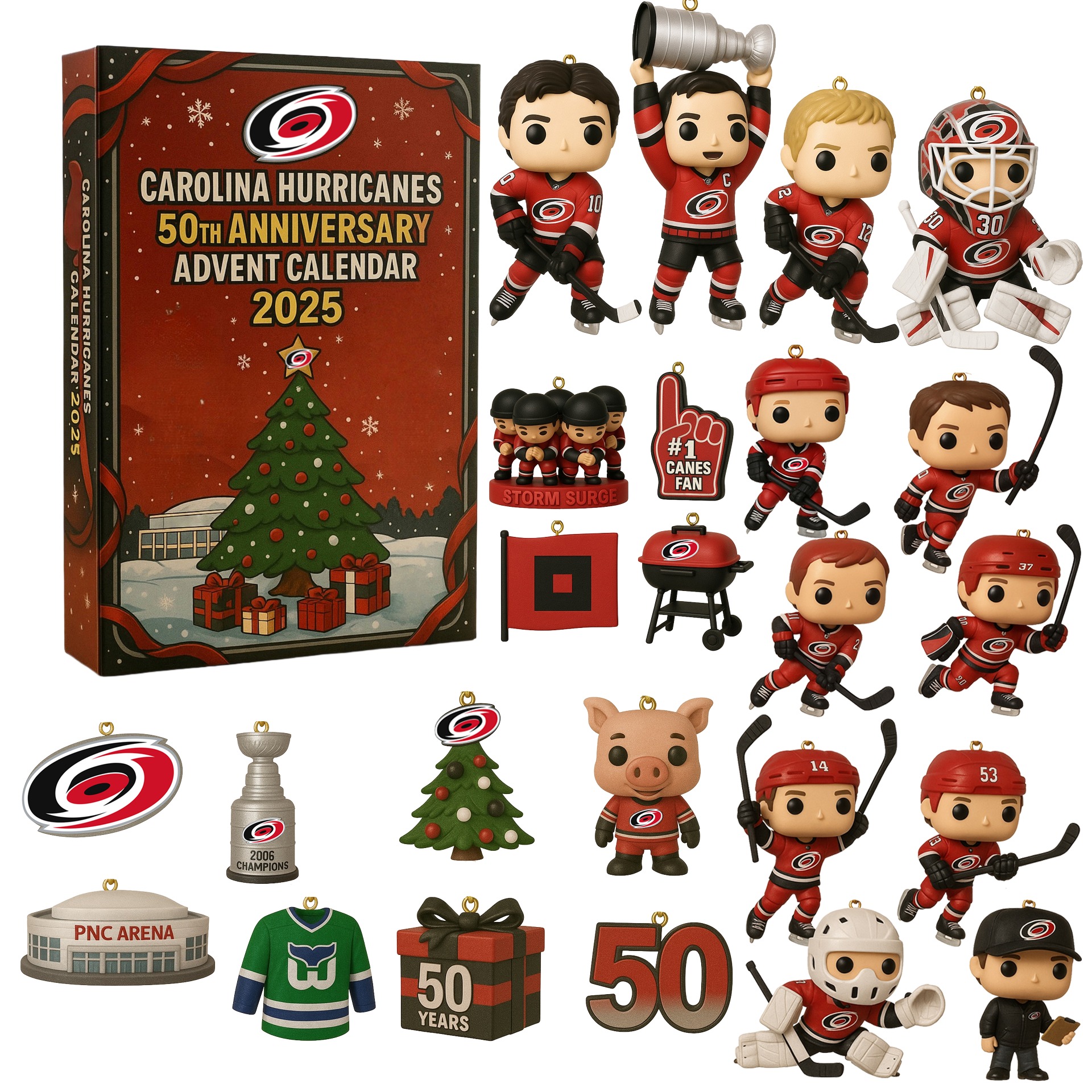 Carolina Hurricanes 50th Anniversary Advent Calendar 2025