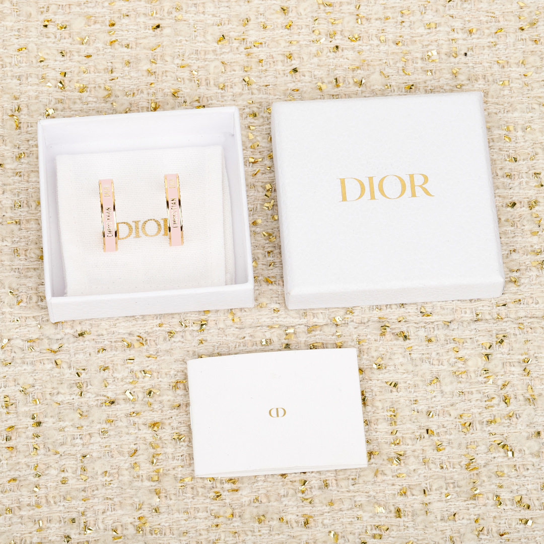 Dior diamond earrings