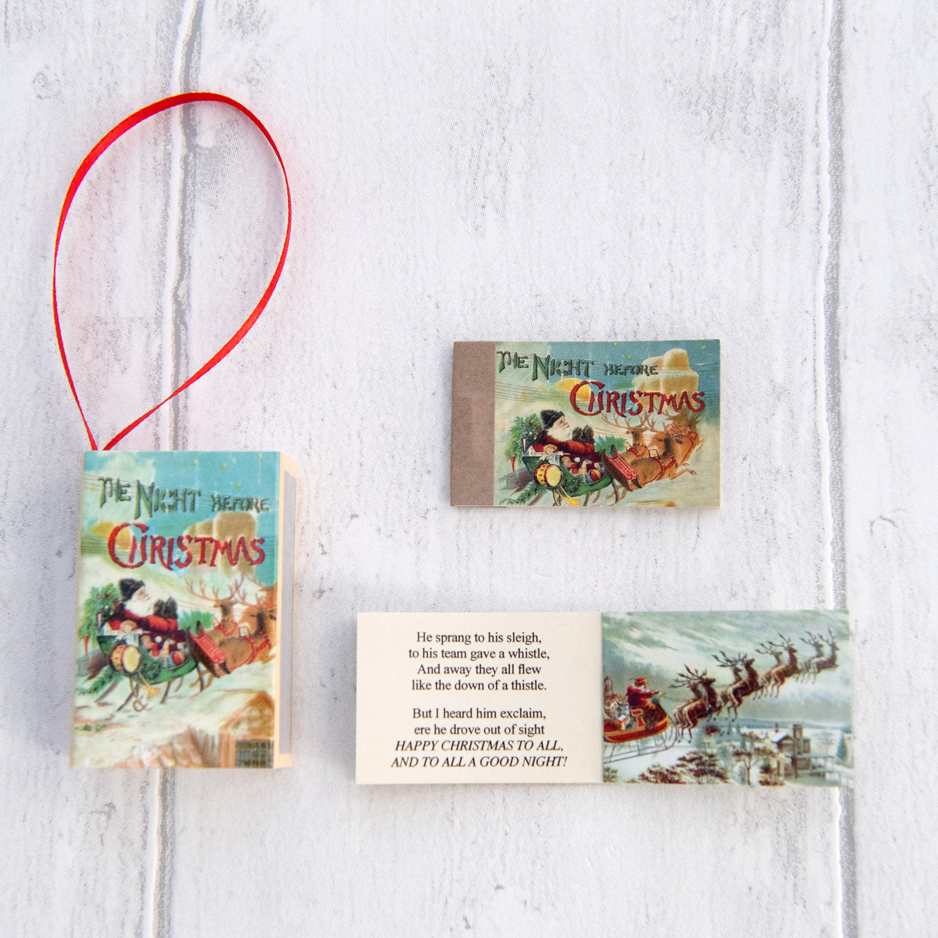 Victorian Poems Christmas Tree Decorations