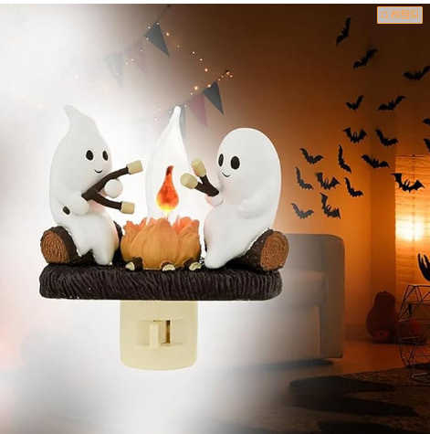 🎅🔥Christmas Santa Claus Campfire Nightlight