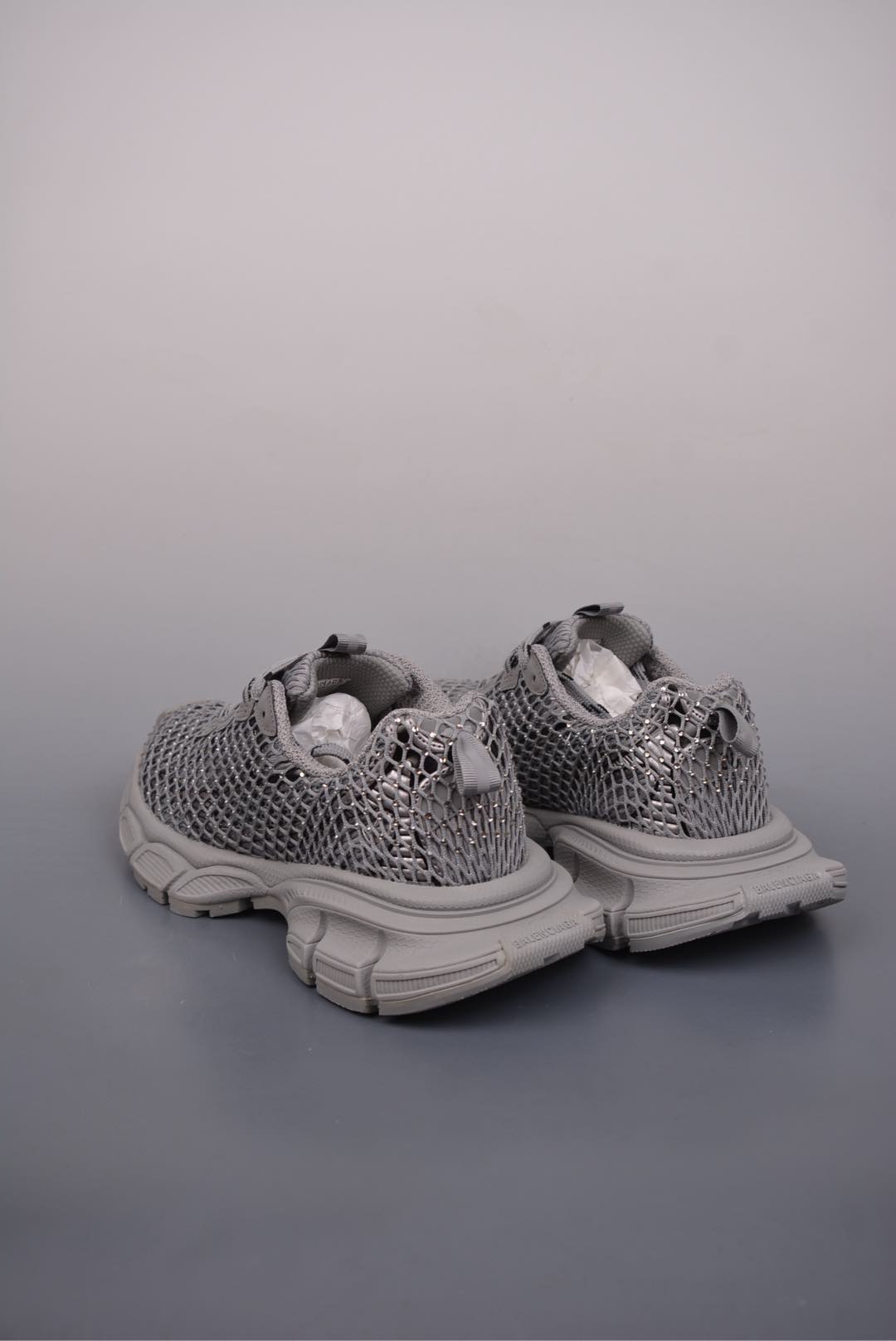 BALENCIAGA  3xl Fishnet Sneaker in Eggshell