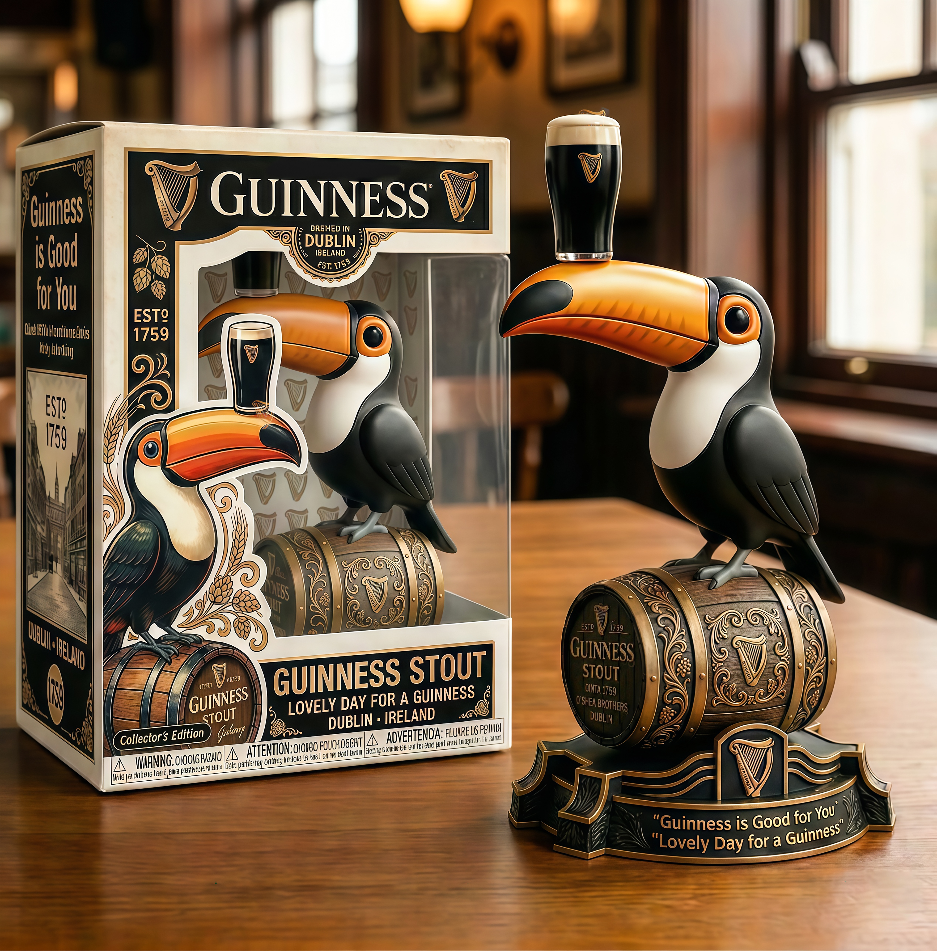 Guinness Toucan – Collector’s Edition Display Figure Pop!