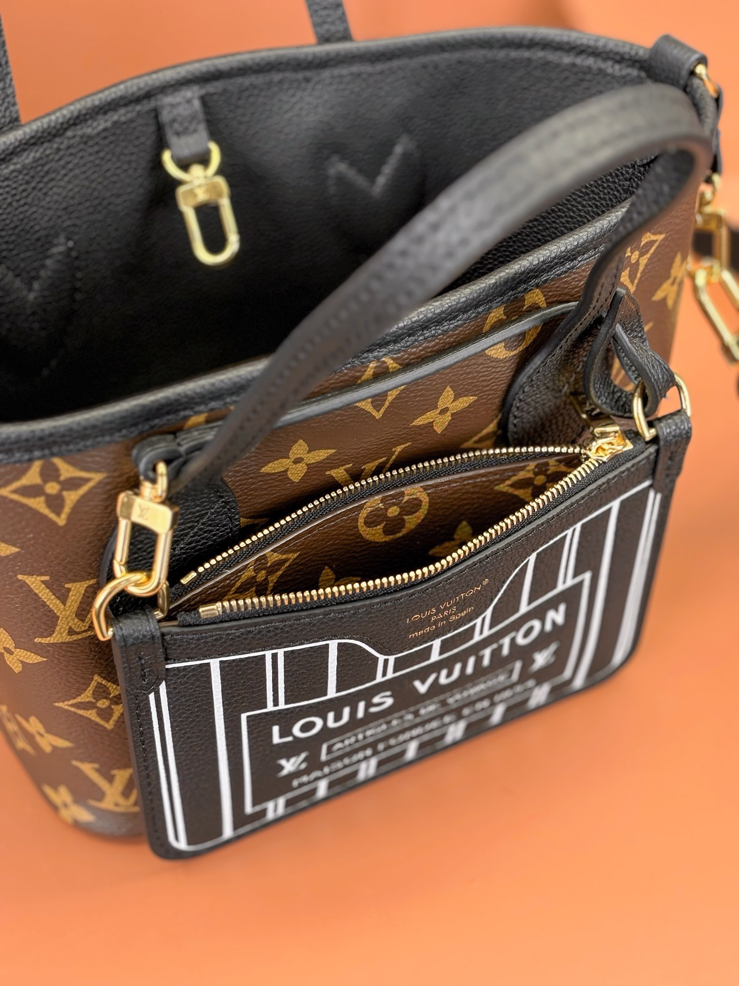 Louis Vuitton NEVERFULL INSIDE OUT BB Bag M12099