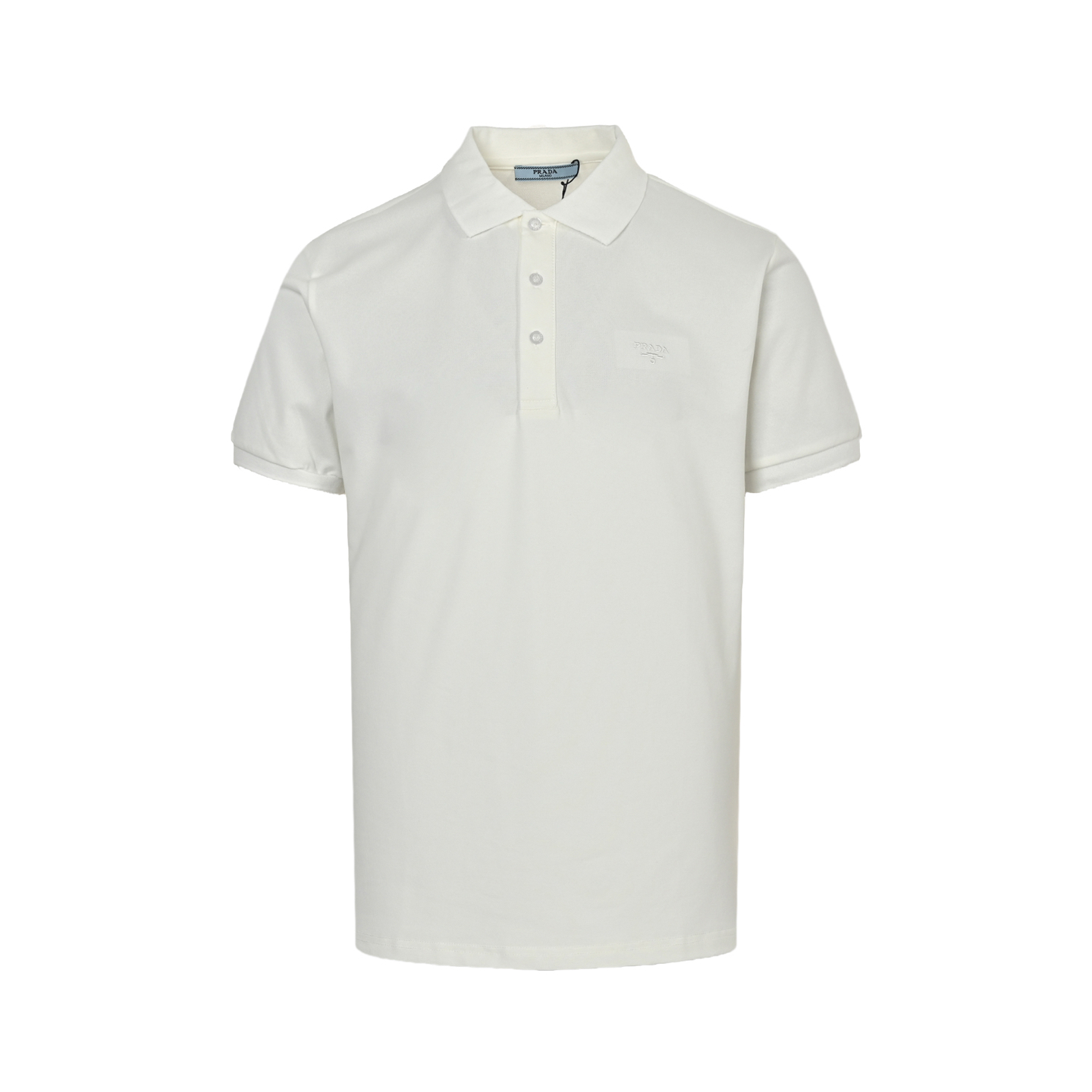 Prada 25ss obscure embroidered small logo Polo short sleeve