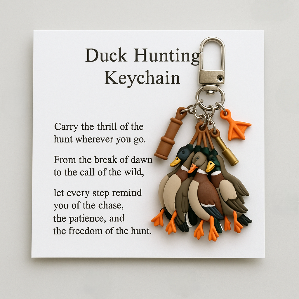 Duck Hunting Keychain
