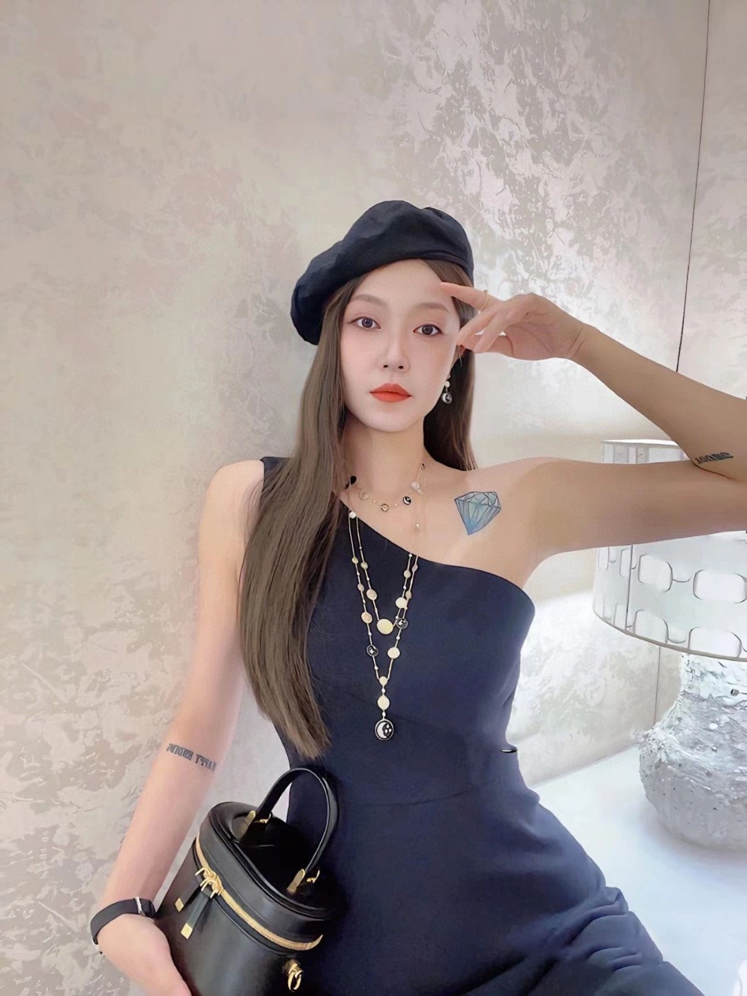 Dior Sun Moon Star Necklace