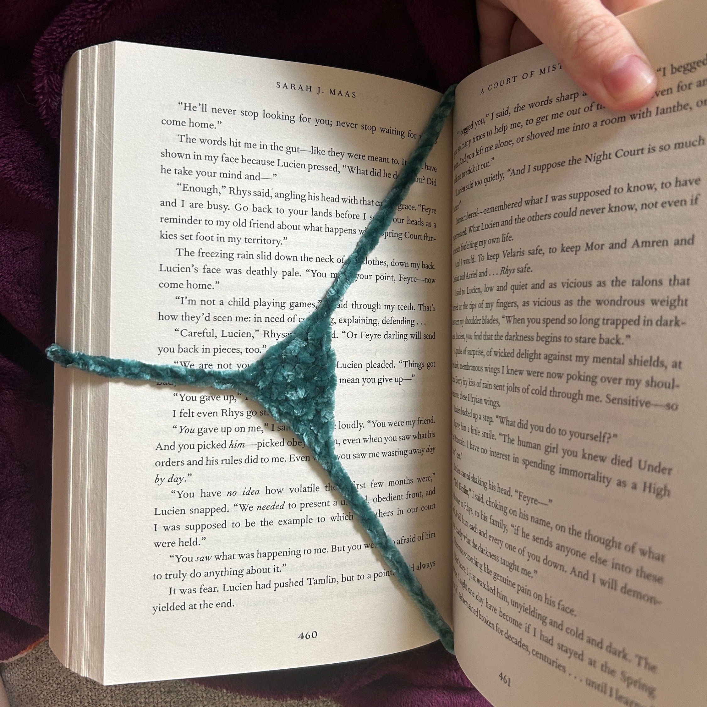 Funny Crochet Thong Bookmark