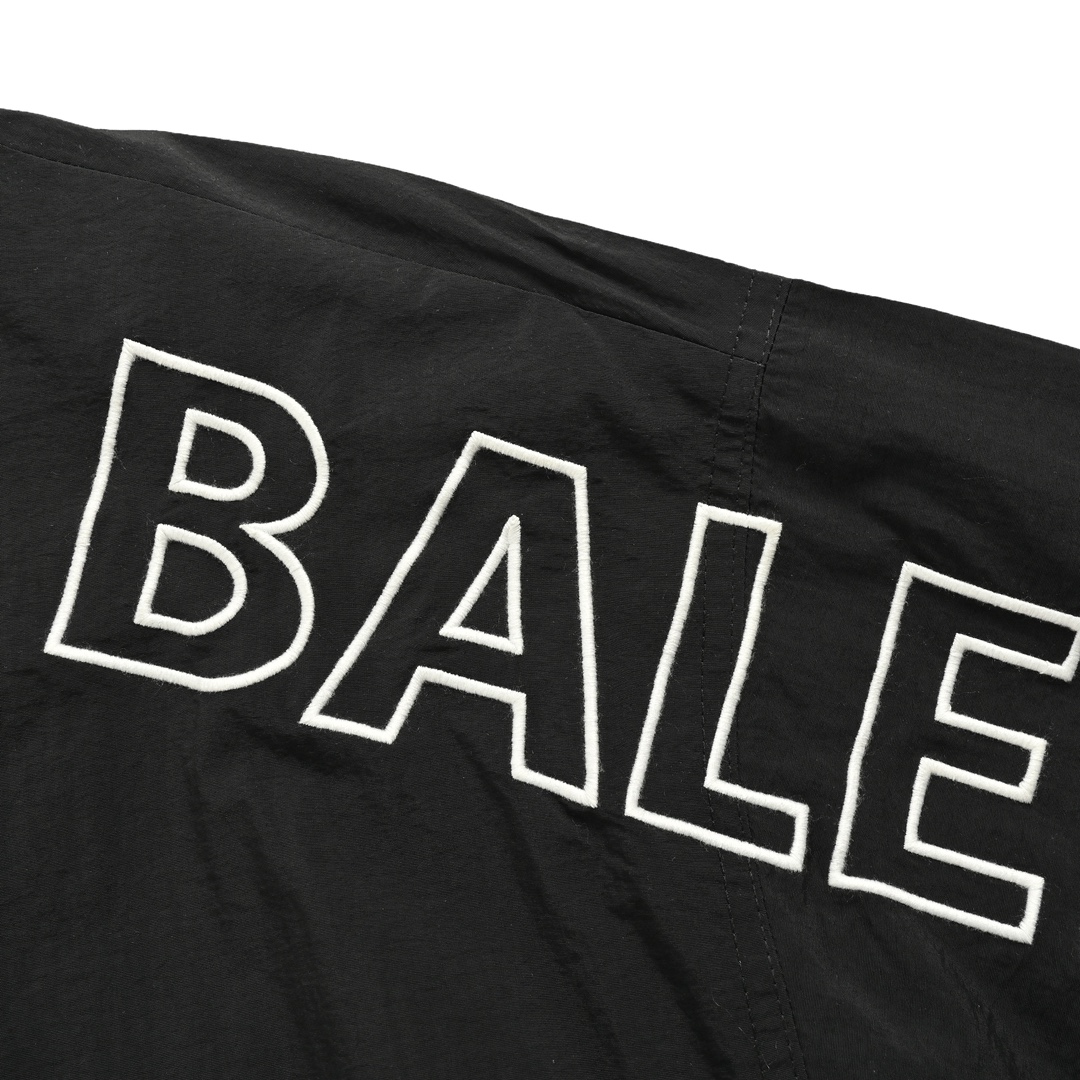 Balenciaga 24Fw hollow letter embroidered windbreaker jacket