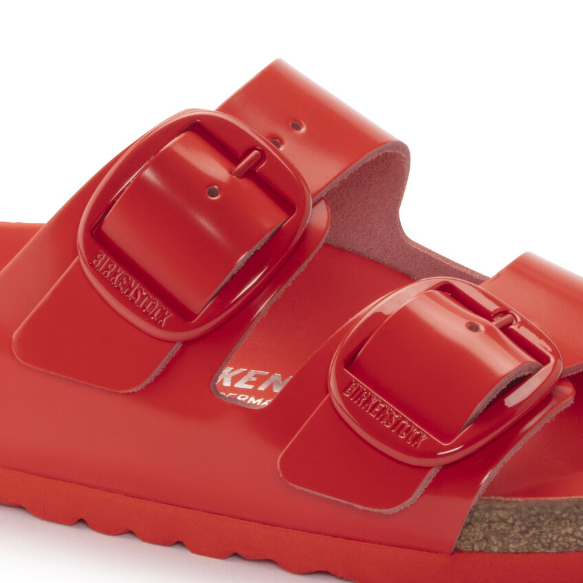 Arizona Big Buckle Natural Leather Patent B-33547