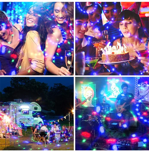 🔥45% OFF Last Day Sale -Colorful Rotating Magic Ball Light-BUY 3  FREE SHIPPING