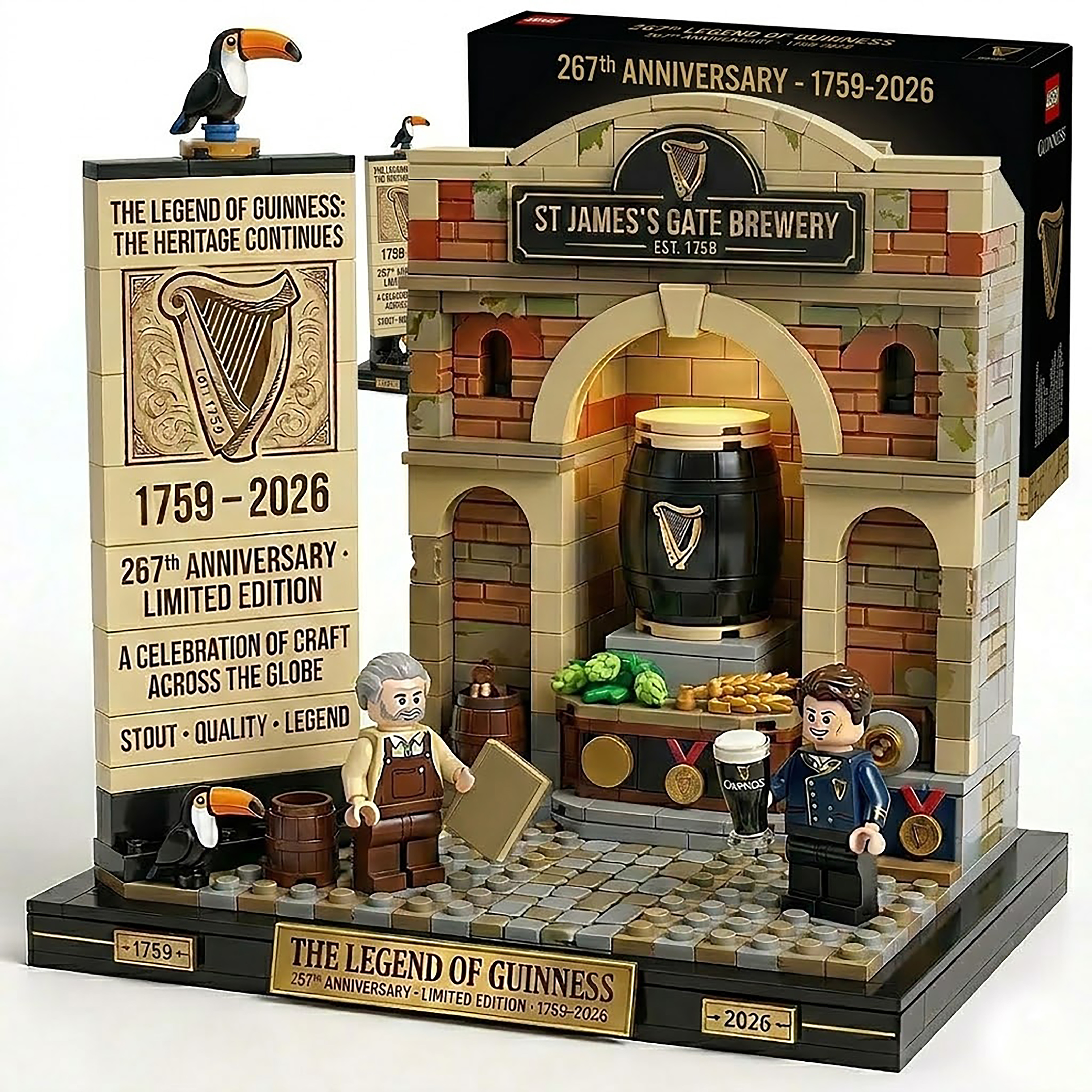 🍺 Guinness 267th Anniversary Limited Edition Building Set