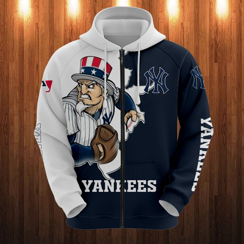 NEW YORK YANKEES HOODIES 3D MASCOT DESIGN