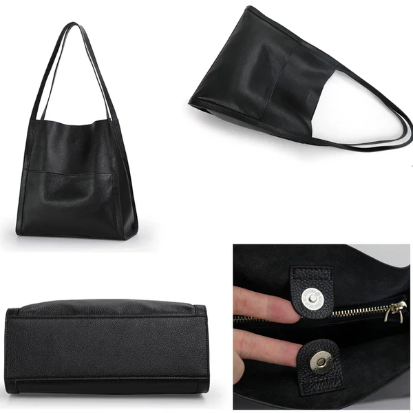 ⏰Solid color simple PU leather shoulder bag⏰（Last day of special sale）