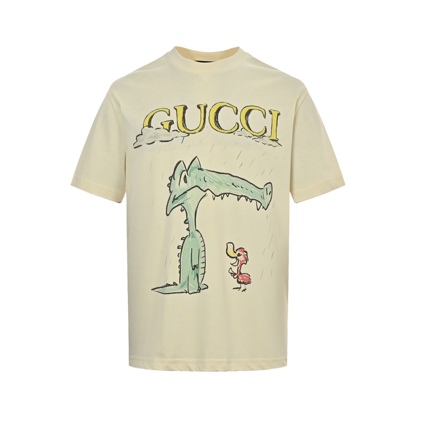 Gucci 25ss funny cartoon series printed short sleeves