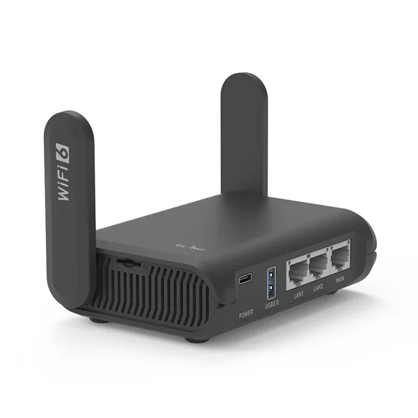 GL.iNet Pocket-Sized Wi-Fi 6 Gigabit Travel Router
