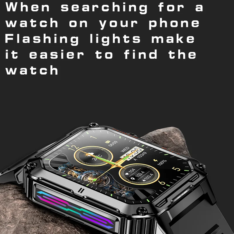 2024 New Men's smartwatch Bluetooth Headset HD Bluetooth Call Business Outdoor Sports IP68 Waterproof watch for Android iOS