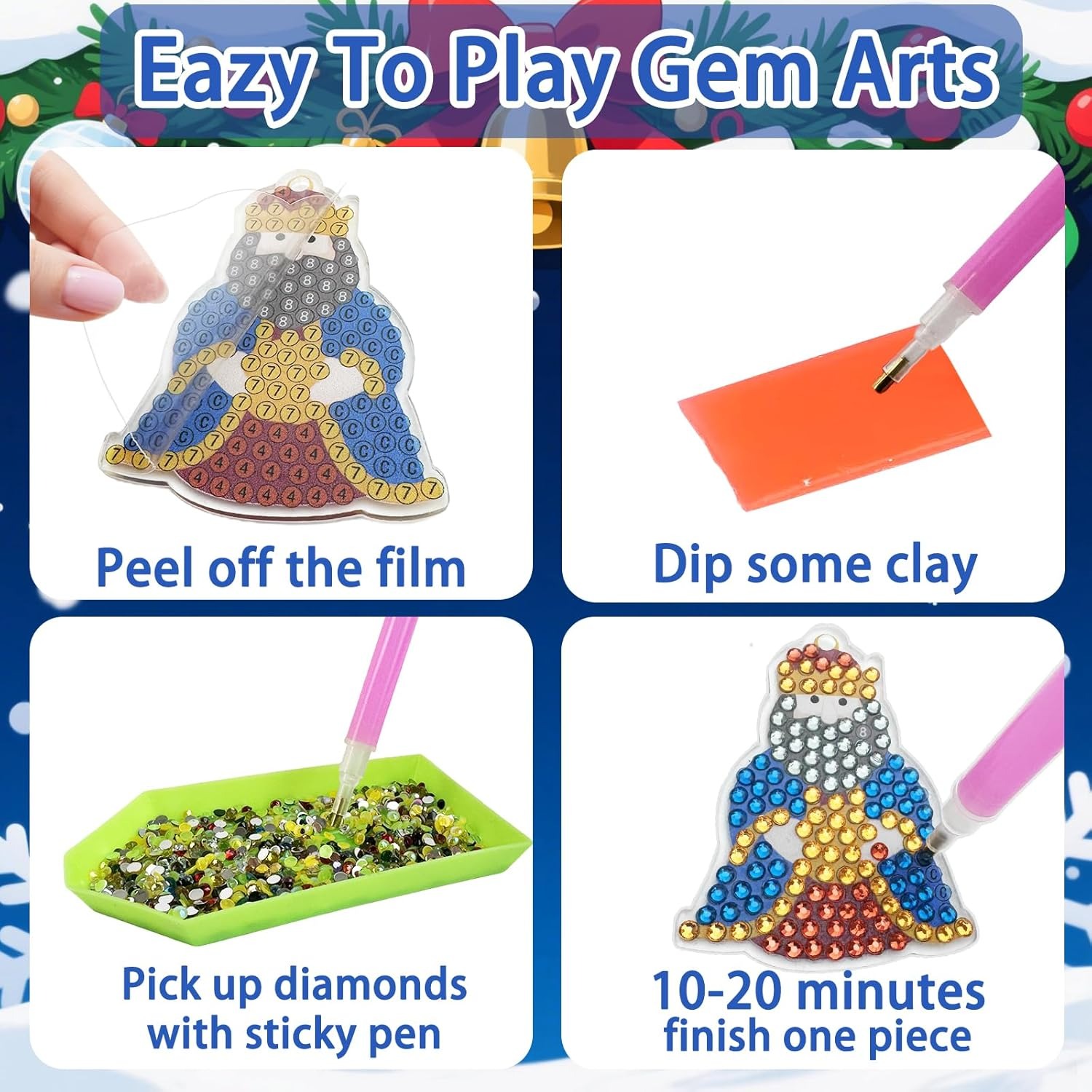 Nativity Advent Calendar Diamond Art Kit