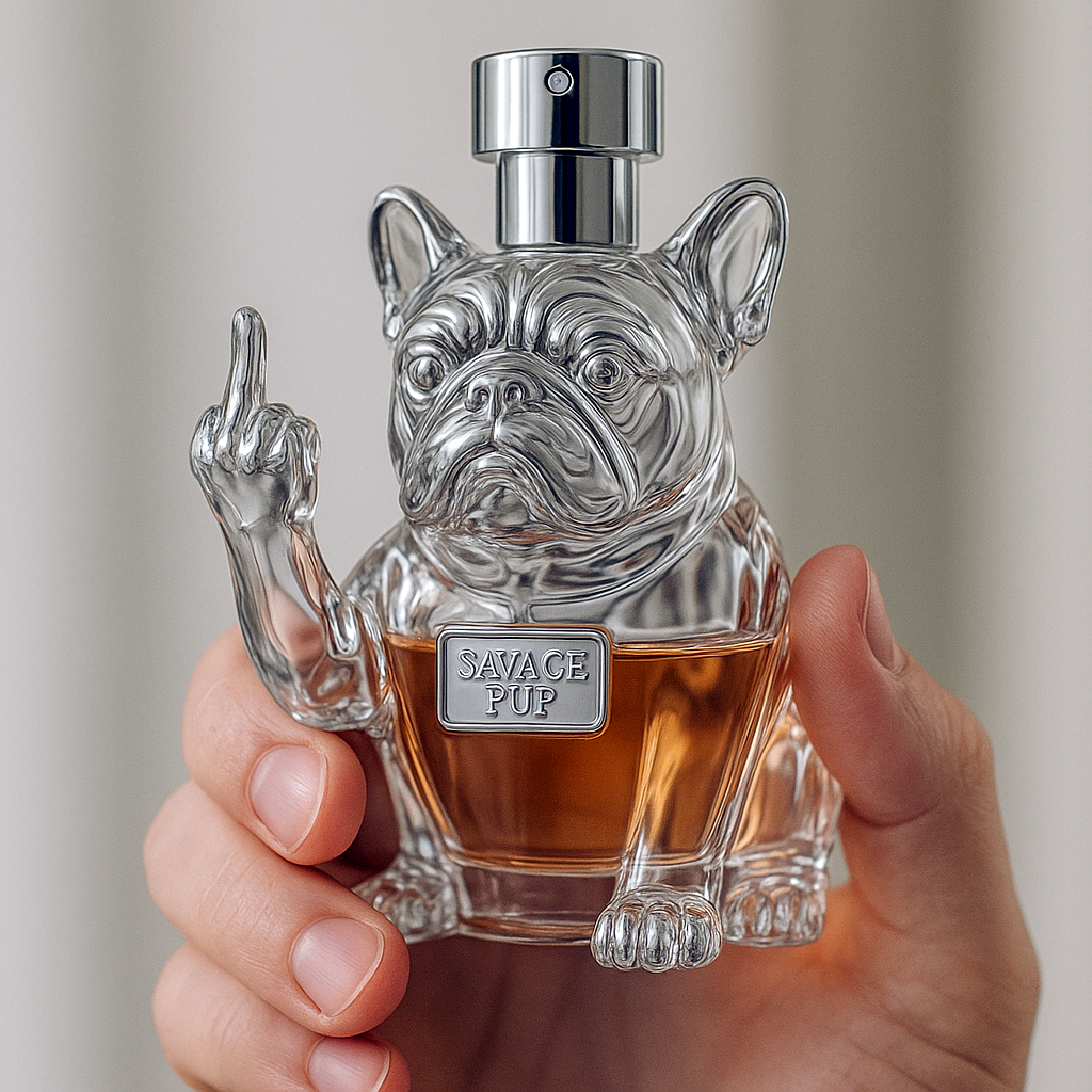 Funny Bulldog Perfume Bottle